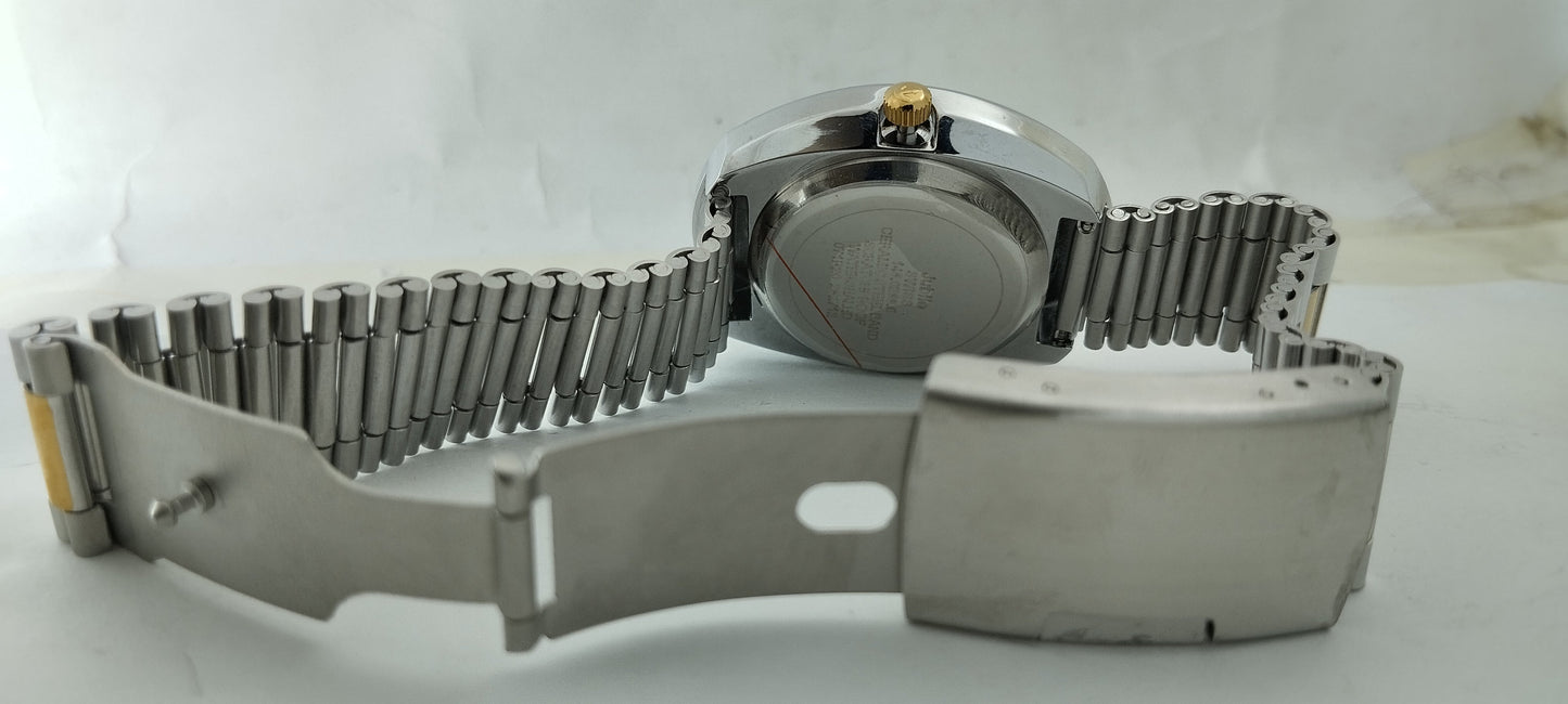 Gold & Silver Gold Dial RDO-Branded Watch For Men