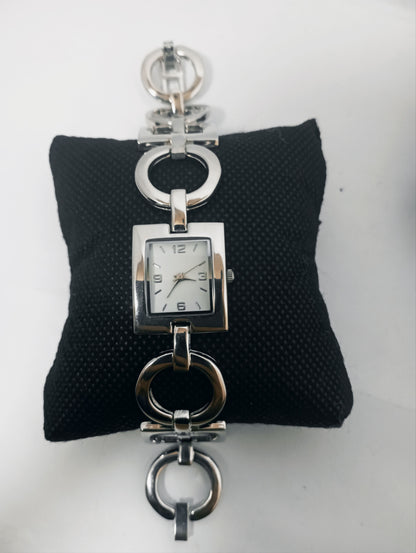 Silver Jewellery Watch For Women