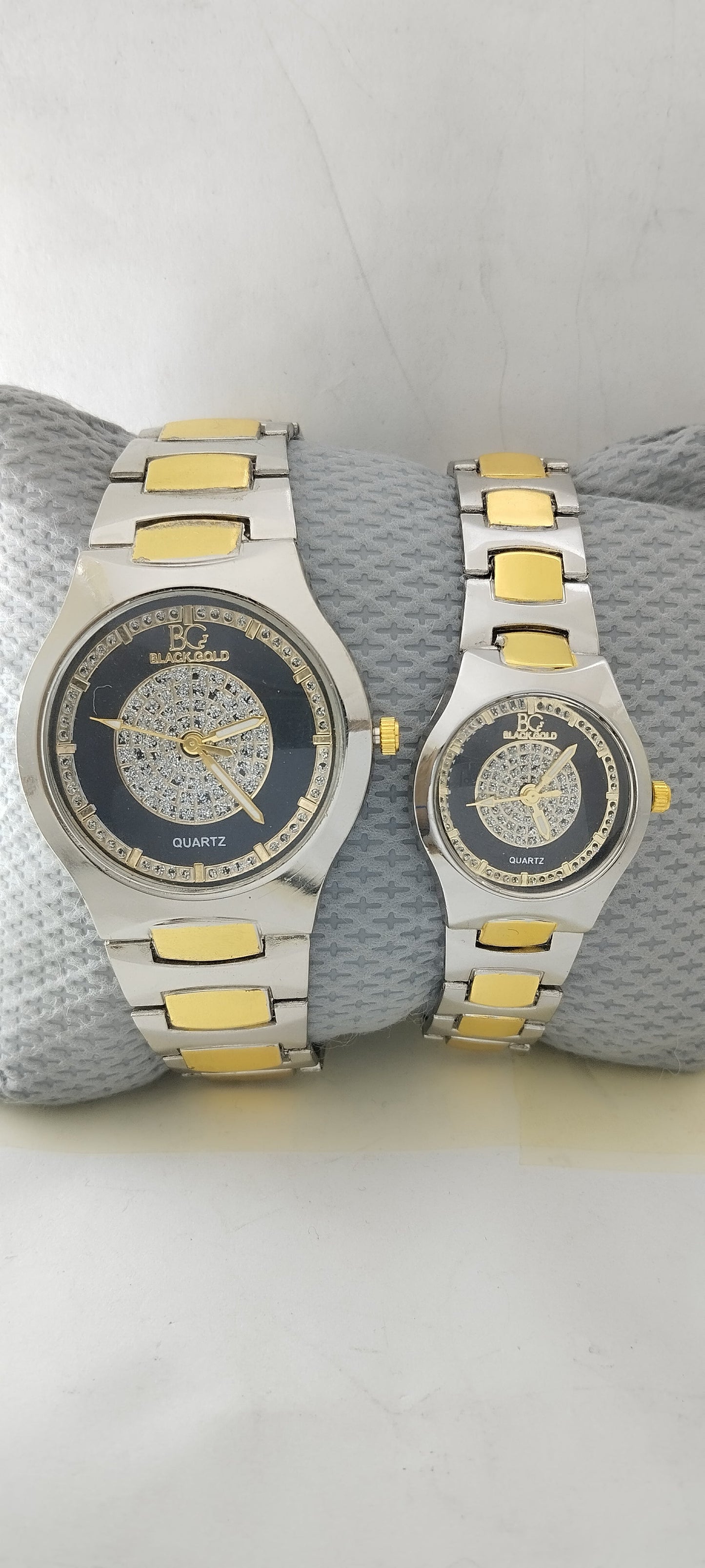 Gold & Silver Pair Watch For Two